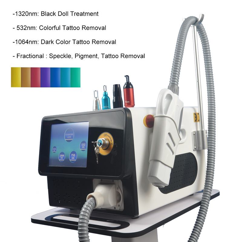 Máquina de Remoção de Tatuagem a Laser Picosegundo - Equipamento Profissional para Remoção de Tatuagens