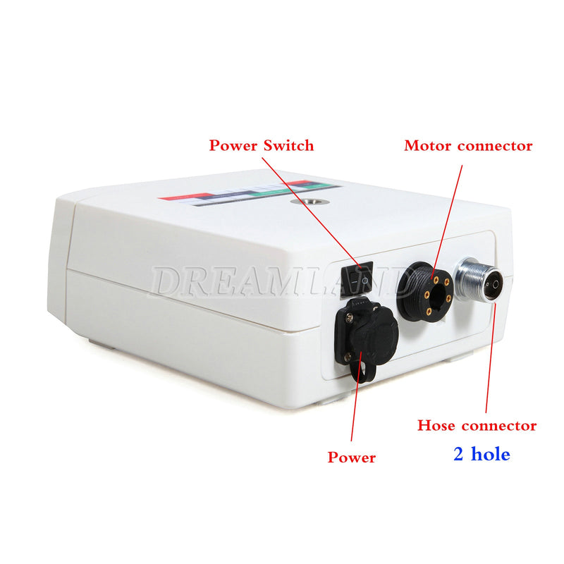Motor Elétrico Odontológico 2 Furos com Spray Interno - Compatível com NSK