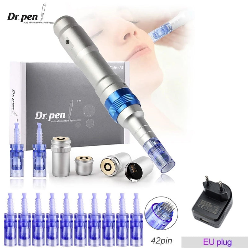 Caneta Dermapen Recarregável - Caneta De Microagulhamento A6